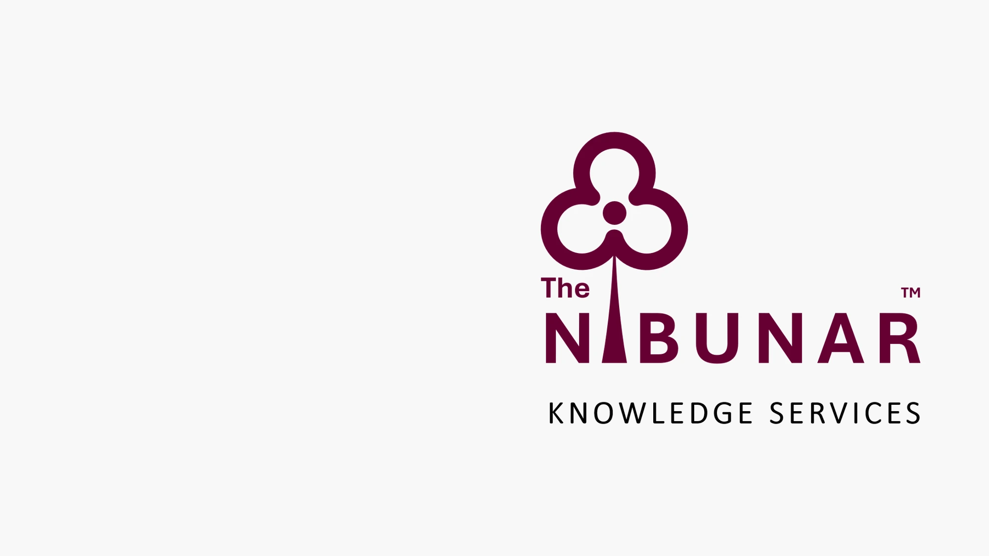 Logo of the nibunar with caption knowledge services